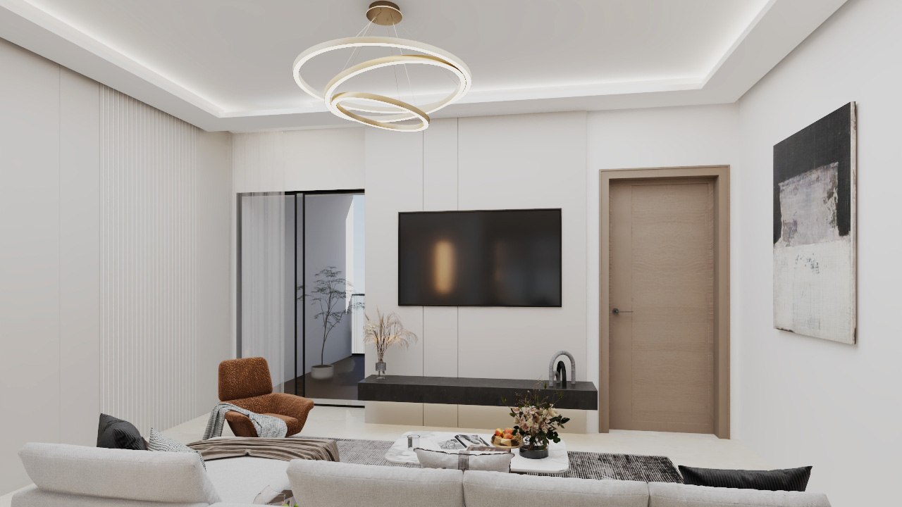 Salon et kitchenette S+1 — vue 2